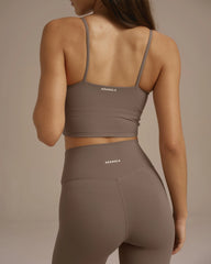 Ultimate Tank Bra - Cocoa Brown