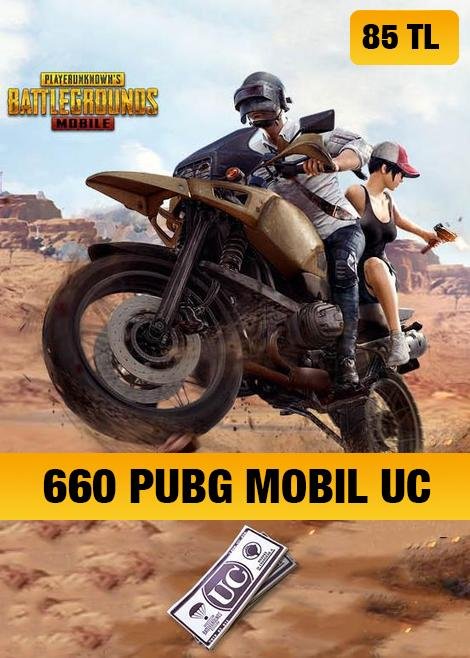 600 + 60 PUBG Mobile UC 660 PUBG Mobile UC - Oynasana