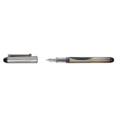 Pilot -  Vulpen  vpen m zilver zwart | 12 stuks