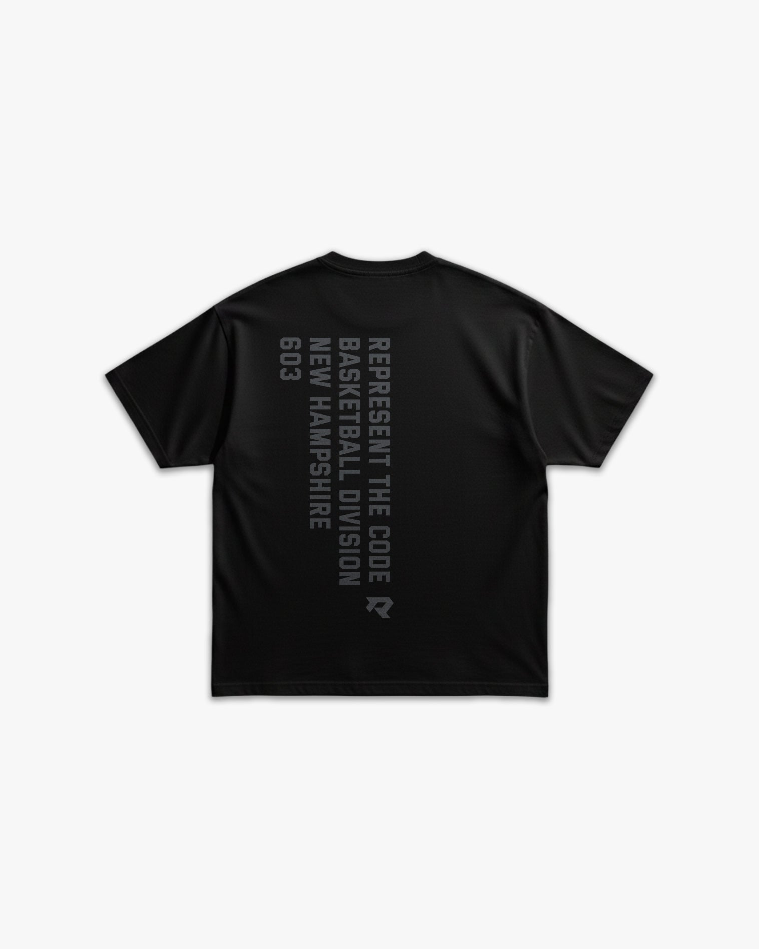 (603) X2 Basketball Elite Tee in Black/Storm - Represent Basketball