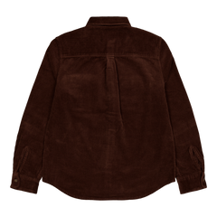 Les Deux Kody Heavy Corduroy Overshirt Ebony