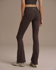 Flared Yoga Pant - Coffee Bean