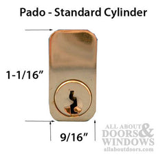 Pado Mortise Lock Double Cylinder with Inside Thumb Turn