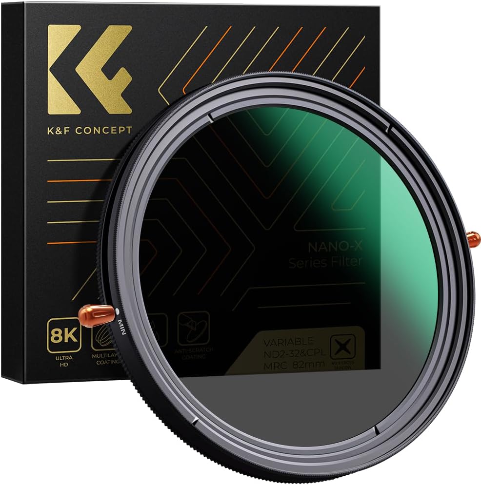 K&F CONCEPT NANO-X Series 2-in-1 Filter - Variable ND4-ND64 & CPL - 77mm