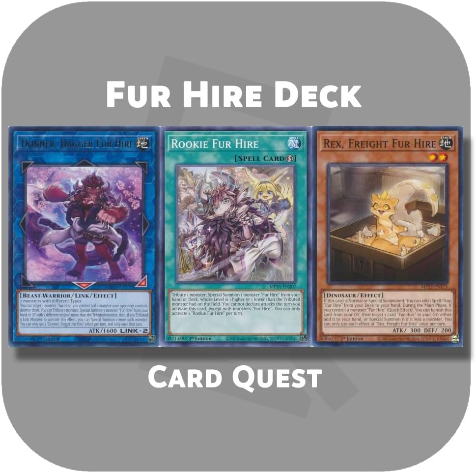 Complete Custom Deck for Yu-Gi-Oh! - Fur Hire Link Deck