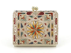 Carreau (Bronze) Small GAMAGUCHI Trifold Wallet