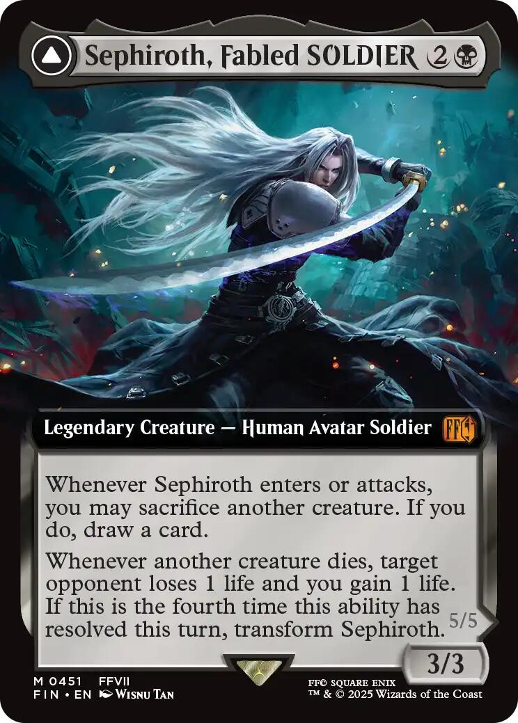 Sephiroth, Fabled SOLDIER (Extended Art) [FIN - 451]