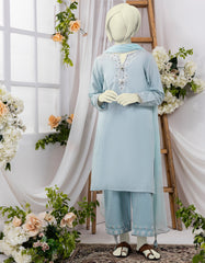BLUE TEXTURED 3PC STITCHED | JGK-YGTL-CD-631-04