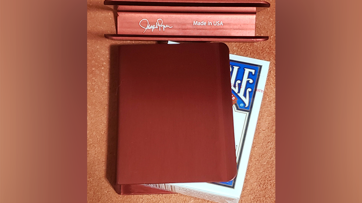 The Porper Card Clip (Red) Flat-Spine by Joe Porper - Merchant of Magic Magic Shop