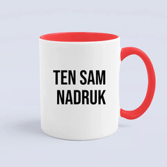 Kubek z takim samym nadrukiem