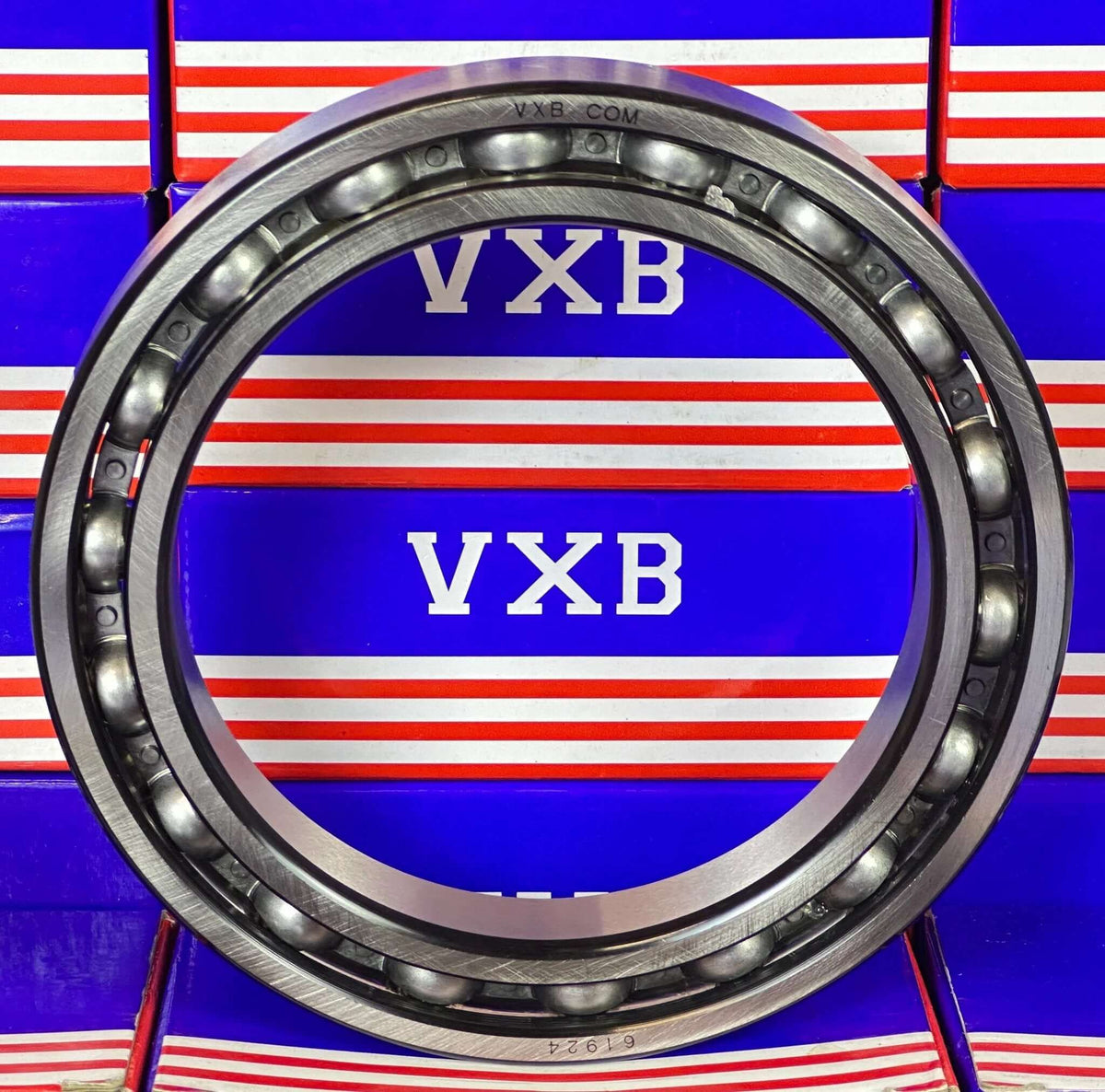 6922 Thin Section Metric Ball Bearing 110x150x20mm Large, chrome steel deep groove open bearing displayed on branded background