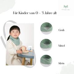 Musselin Halstuch Dreieckstuch 3er Set für Baby- und Kinder