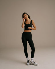 Ultimate Square Neck Bra - Black