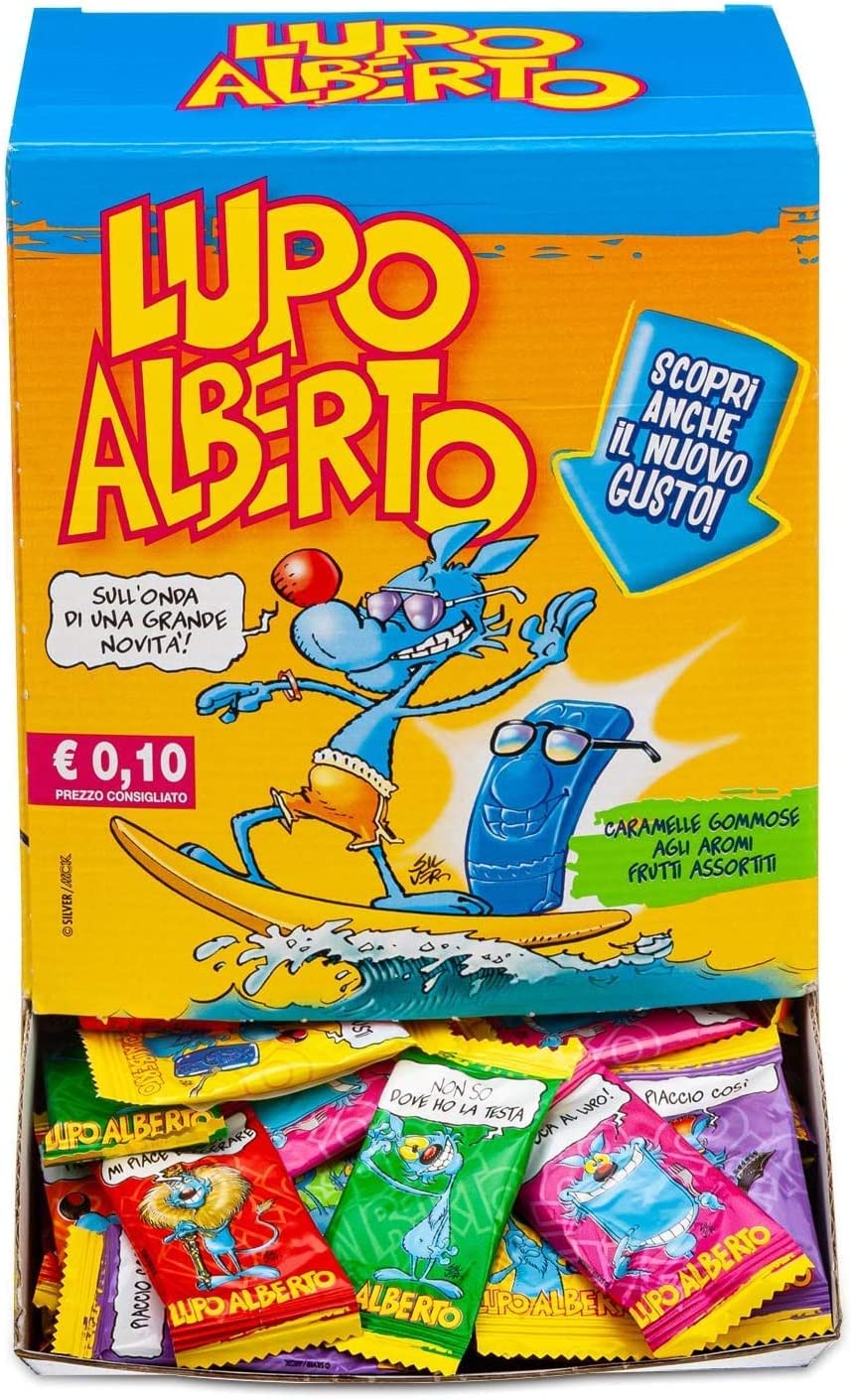 Lupo Alberto Caramelle Confezionate Singolarmente Gusto Frutta - Perfetti (50)