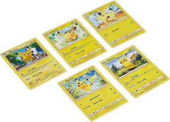 3. 5 Assorted Pikachu Pokemon Cards