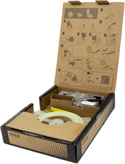Epson LW-Z Series Bulk Roll - Standard Continuous 1/2" (12mm) x 147.6 ft Black on Yellow - B212BYPX