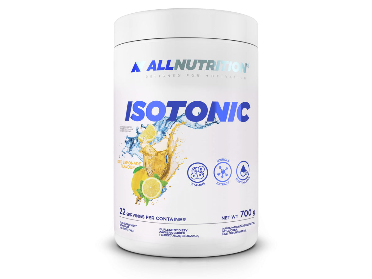 ALLNUTRITION Isotonic Isotoniczny proszek do napojów | 700 g w każdym pojemniku | Sport Drink Elektrolit, magnez, sód, potasu i witamin | suplement diety (Iced Lemonade)