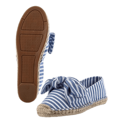 Amanda Knot Espandrillo Blue/White