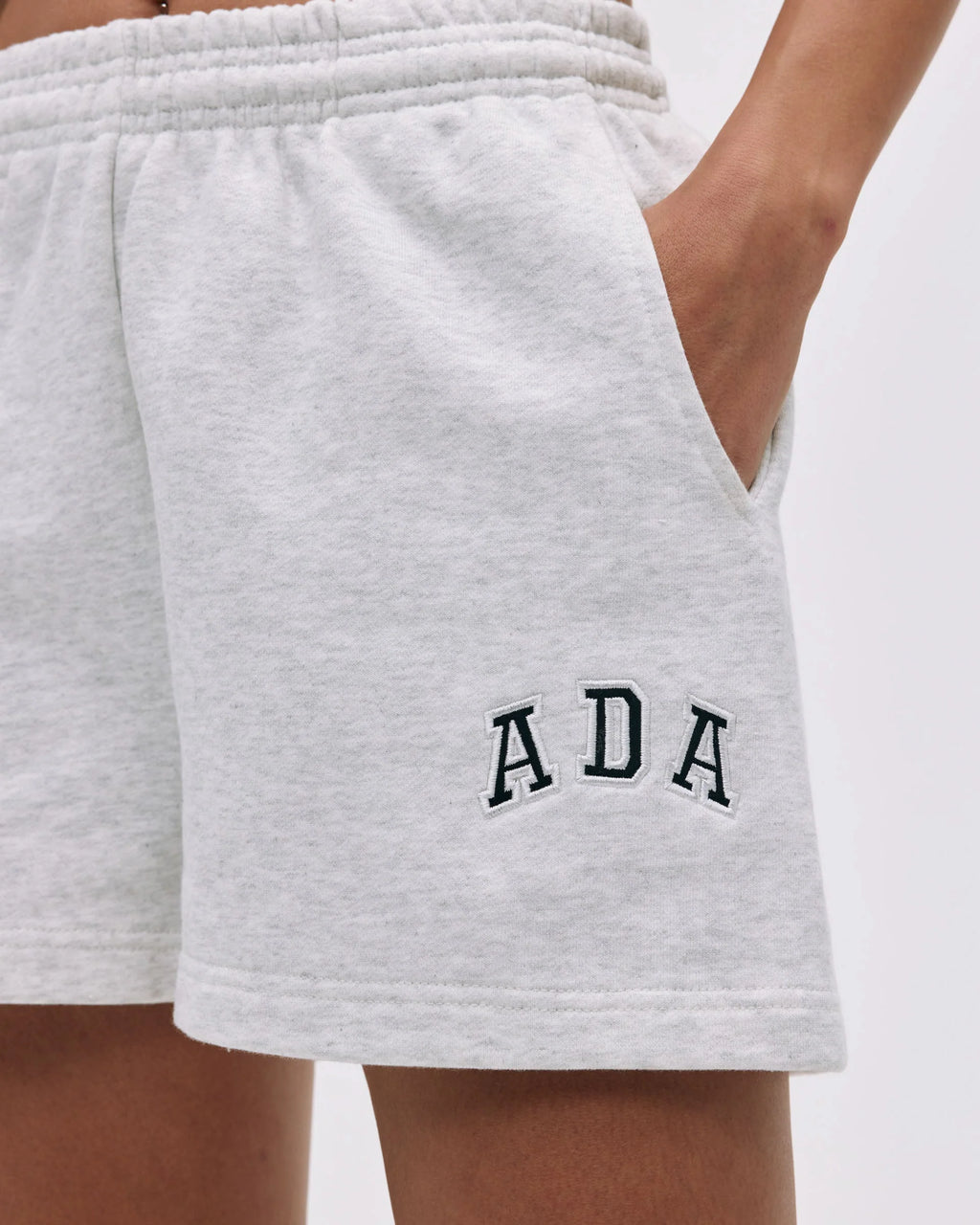 ADA Sweat Shorts - Light Grey Melange