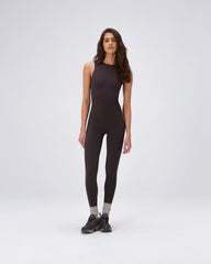 Ultimate Sleeveless Unitard - Coffee Bean