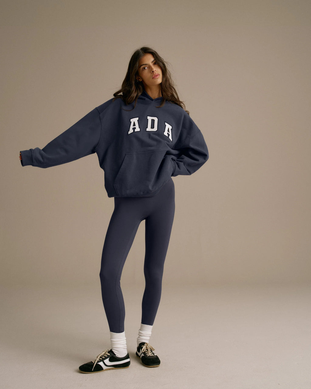 ADA Oversized Hoodie - Midnight Blue