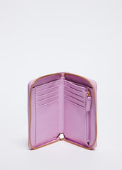 Portafoglio Grande con Zip / Rosa - Ideal Moda