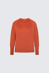 CREW NECK BRICK DUST