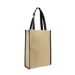 Luxe ecologische papieren tassen met non-woven binnenvoering