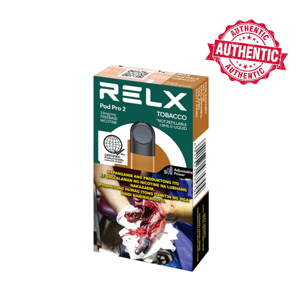 RELX Infinity Pod Pro 2 - Tobacco