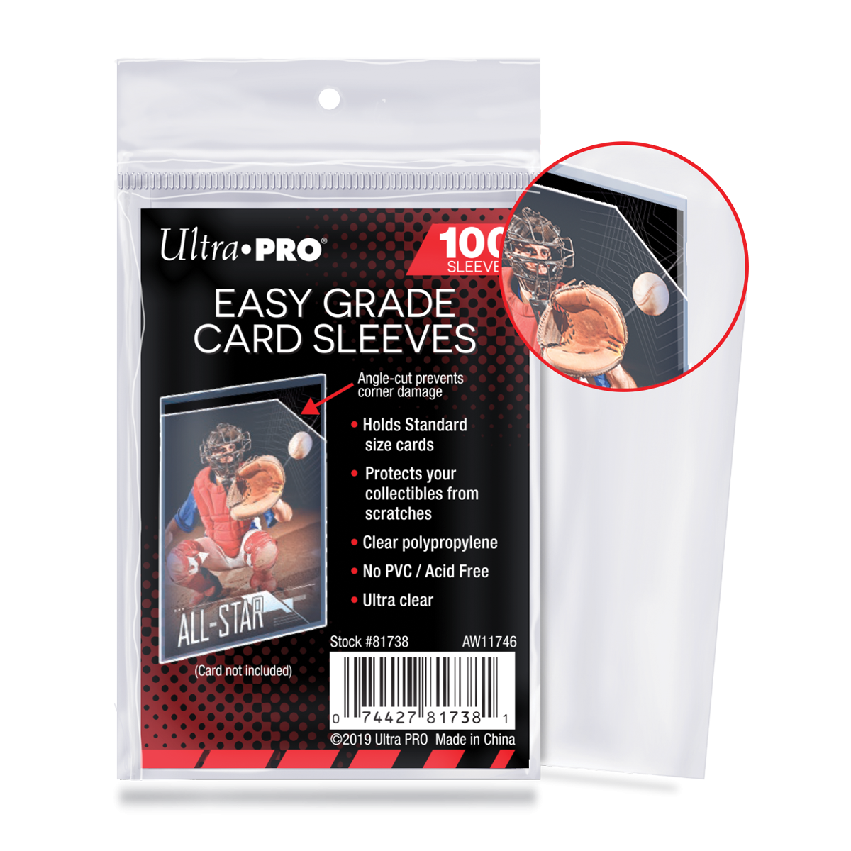Easy Grade Card Sleeves (100ct) for Standard Size Cards