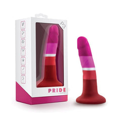 Blush Novelties - Avant P3 Lesbian Pride Beauty Silicone Dong Realistic Dildo 5.5" (Multi Colour) Realistic Dildo with suction cup (Non Vibration) 622620378 CherryAffairs