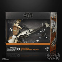 Star Wars Black Series Speeder Bike Scout Trooper & The Child