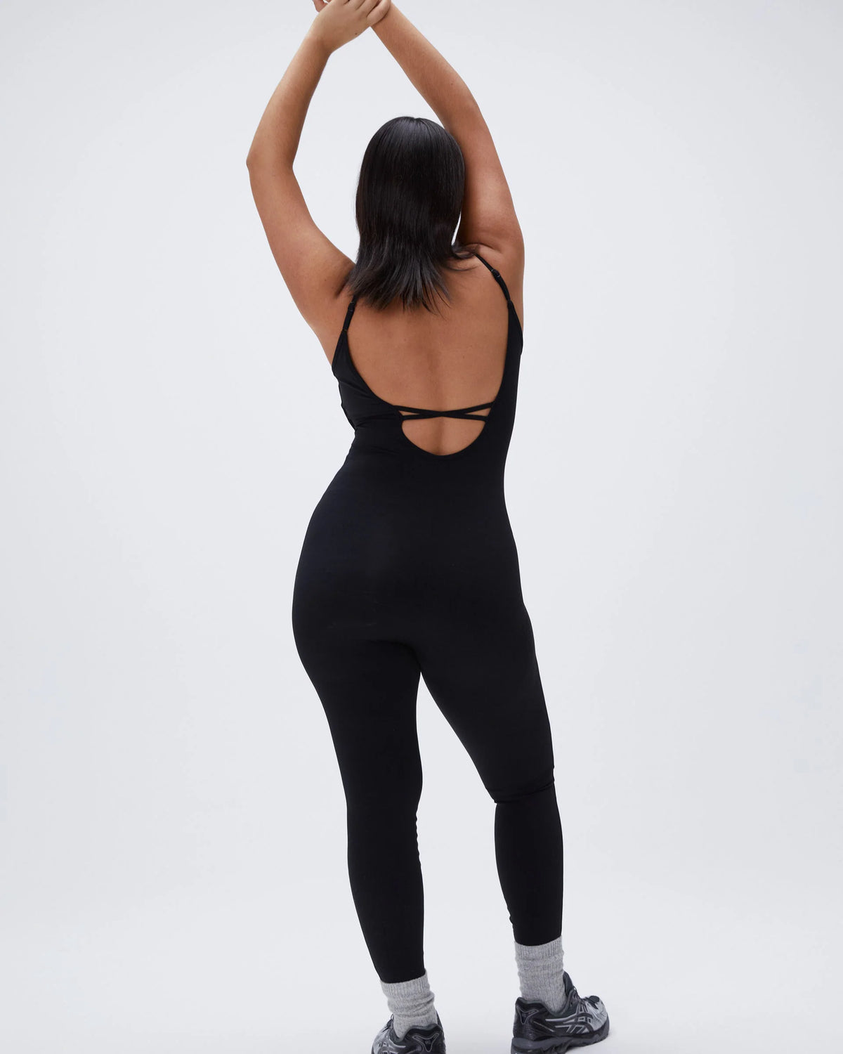 Ultimate Low Cross Back Unitard - Black