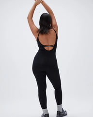 Ultimate Low Cross Back Unitard - Black