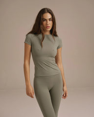 Ultimate Short Sleeve Top - Olive Green