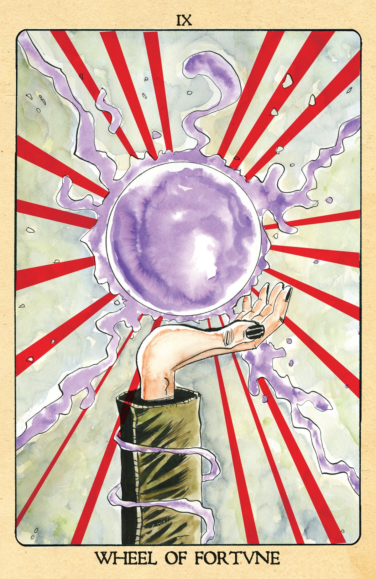 Minor Arcana #9 D 1:10 INCV Tarot Card Variant (Full Art, Lemire)