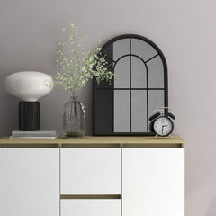 Speil svart 60x45 cm for innendørs bruk jern