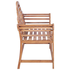 Hagebenk 127x58,5x92,5 cm heltre teak