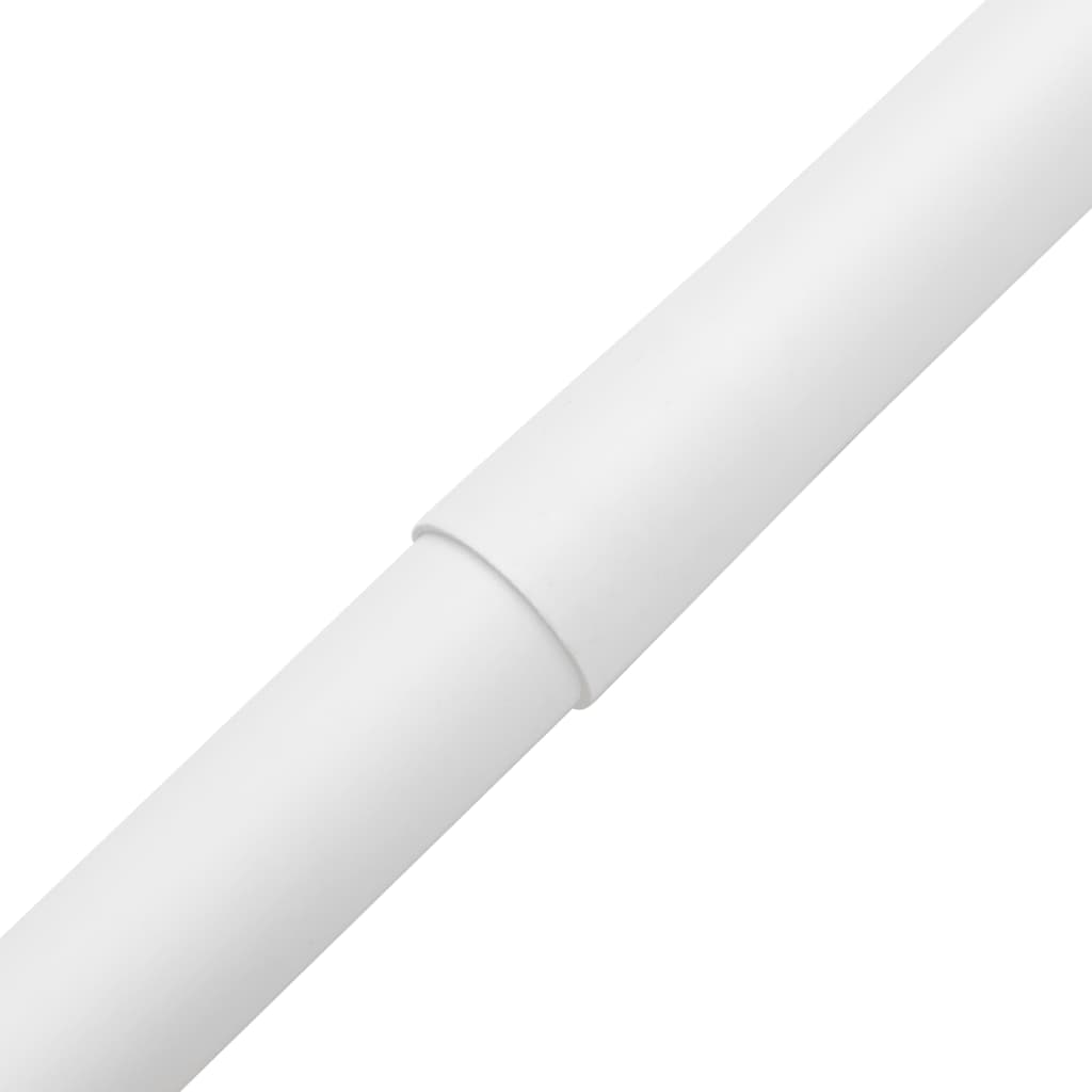 White 1.2-inch PVC cable trunking with clips, 32.8 feet long.