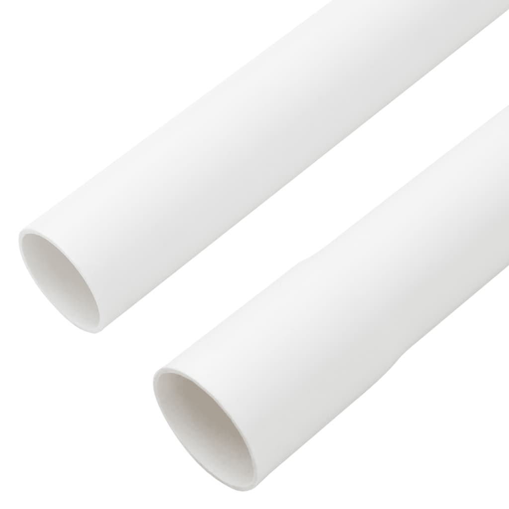 Two white PVC cable trunking sections, 1.2 inches wide, with clips, totaling 32.8 feet.