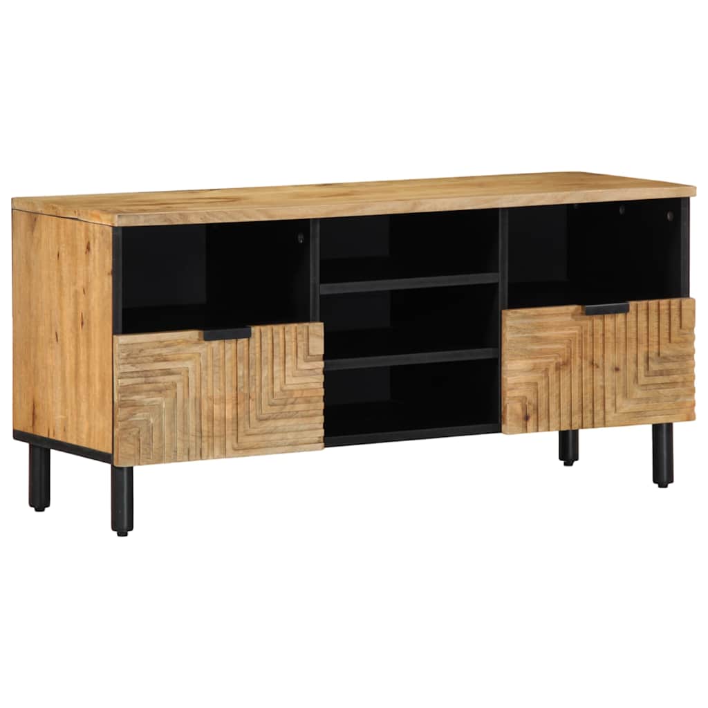 TV-benk brun 100x33x46 cm heltre mango