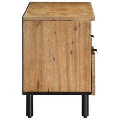 TV-benk brun 100x33x46 cm heltre mango