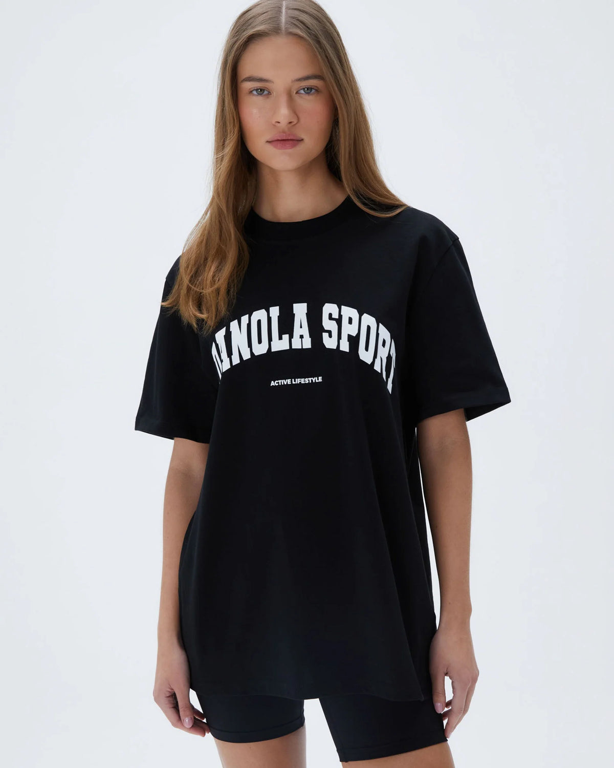 AS Short Sleeve Oversized T-shirt - Black/White