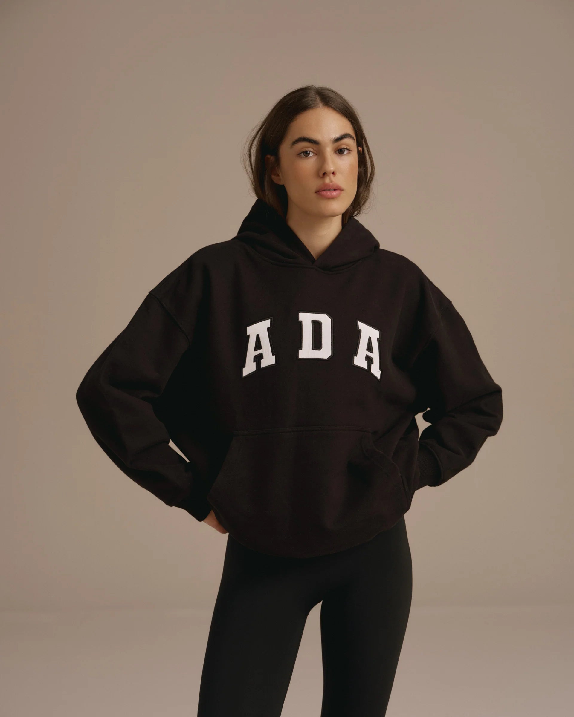 ADA Oversized Hoodie - Black