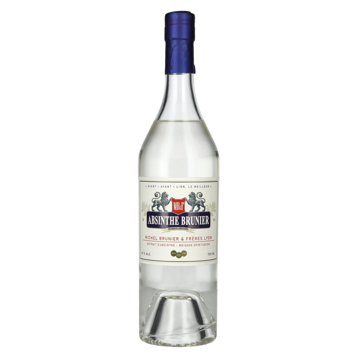 ABSINTHE BRUNIER Michel Brunier & Freres Lyon 65% Vol. 0,7l