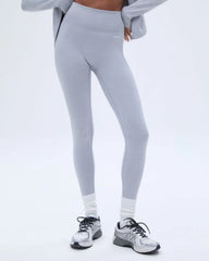 Brushed Legging - Light Grey Melange