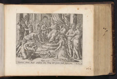 Judgment of Solomon, Hans Collaert (I) (attributed to), 1646 Canvas Print