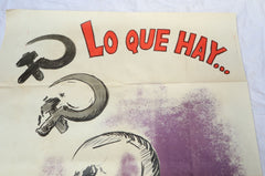 Poster Lo Que Hay Detrás del Comunismo Guerra Civil 100X70 1937 ORIGINAL