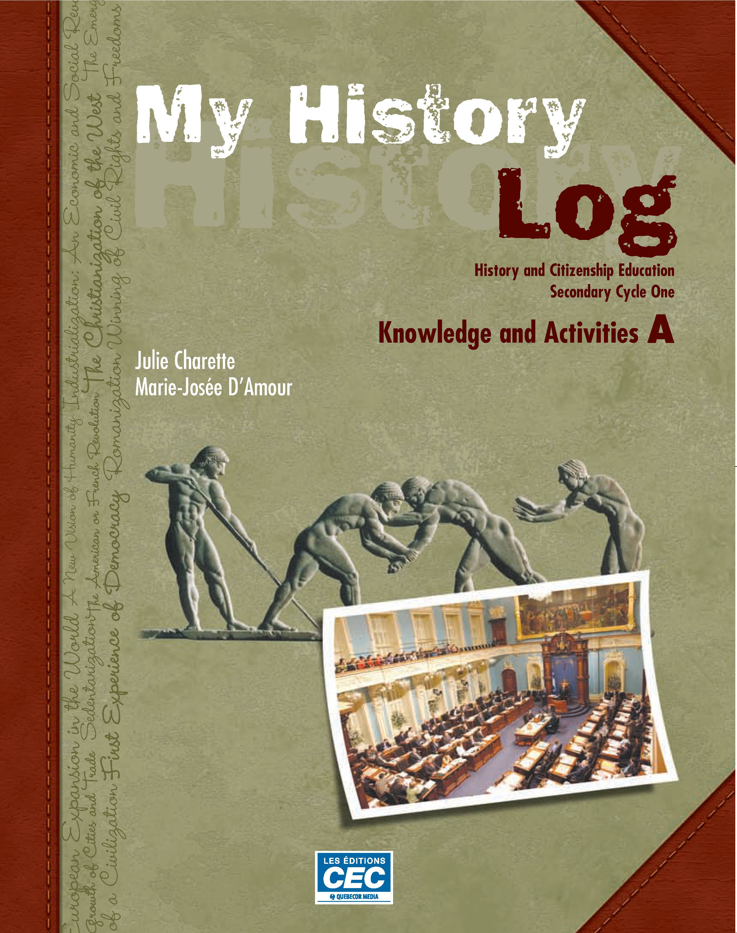 My history log, secondary 1, knowledge and activities book A