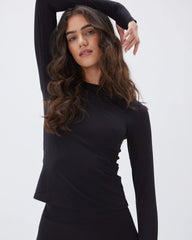 Ultimate Long Sleeve Top - Black
